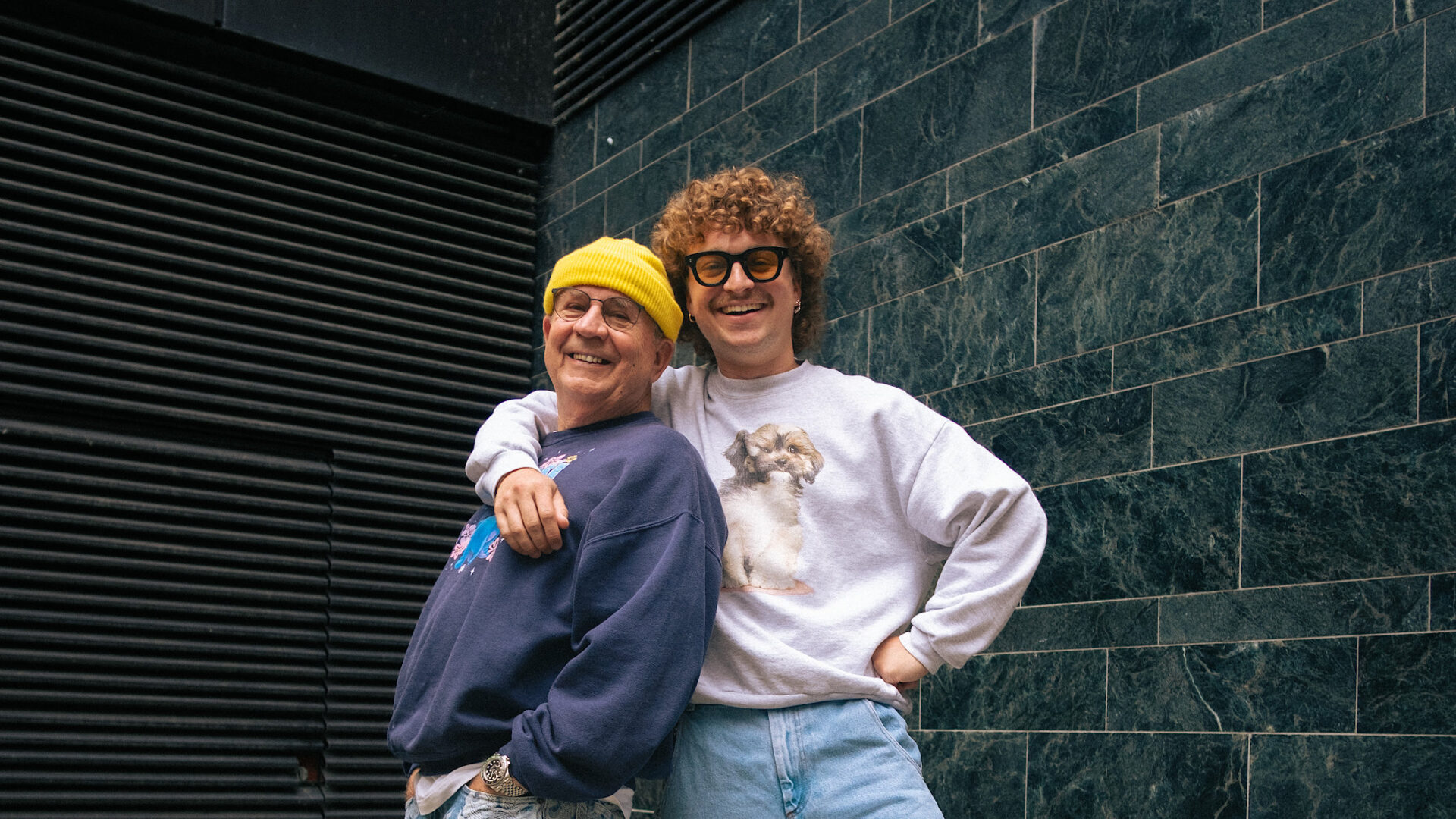 Jaadiee und sein Großvater Alojz, Foto Jannik Diefenbach